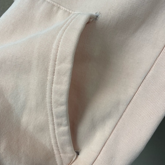 Men Peach Hoodie with Smiley Face Graphic - Picture 7 of 9